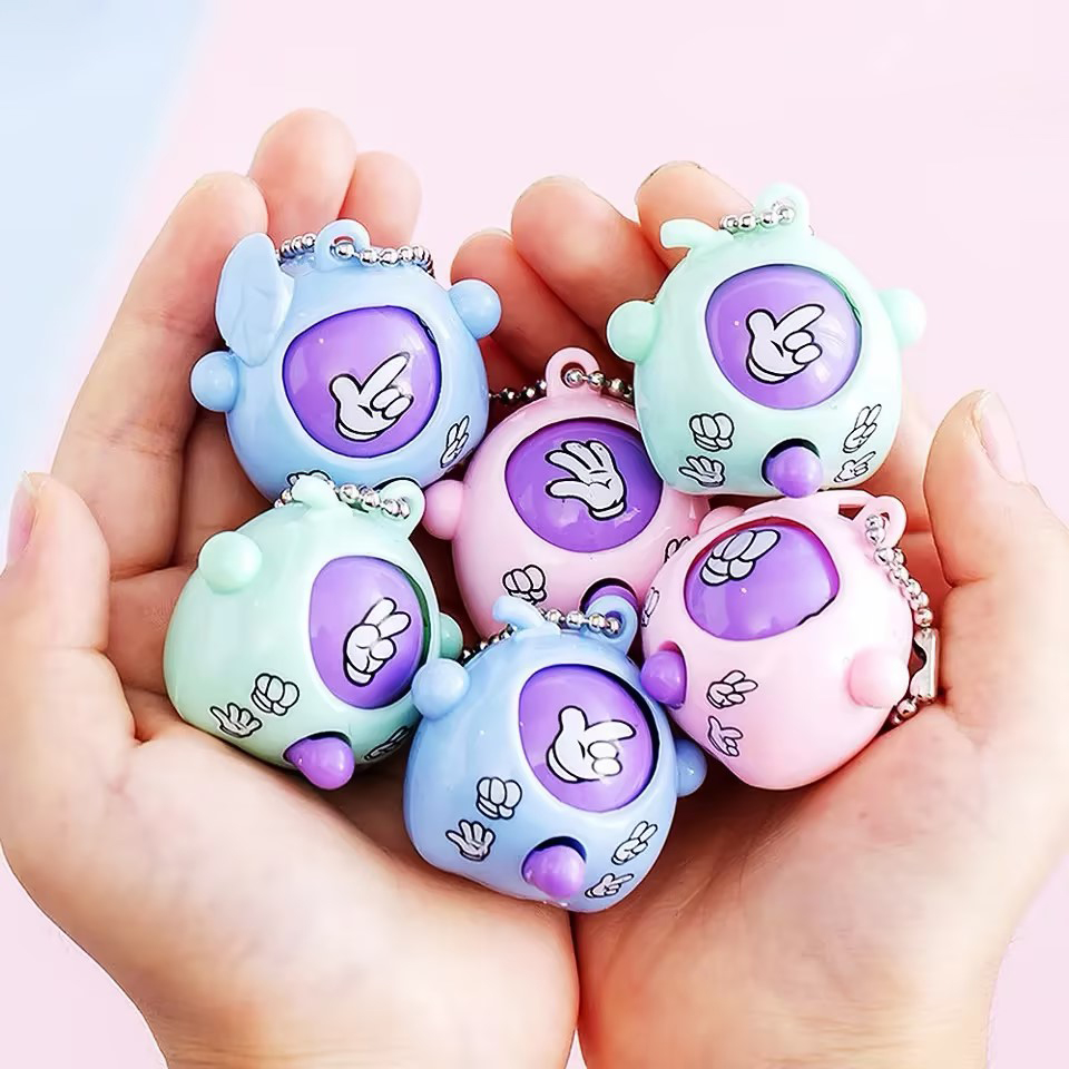 Baby Products You Need - 1/5/10 sztuk Mini Pop Rock-papier-nożyczki brelok