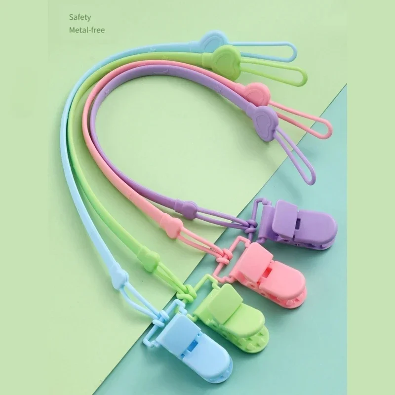 Baby Products Nipples - Łańcuszek do smoczka dla niemowląt, silikonowy