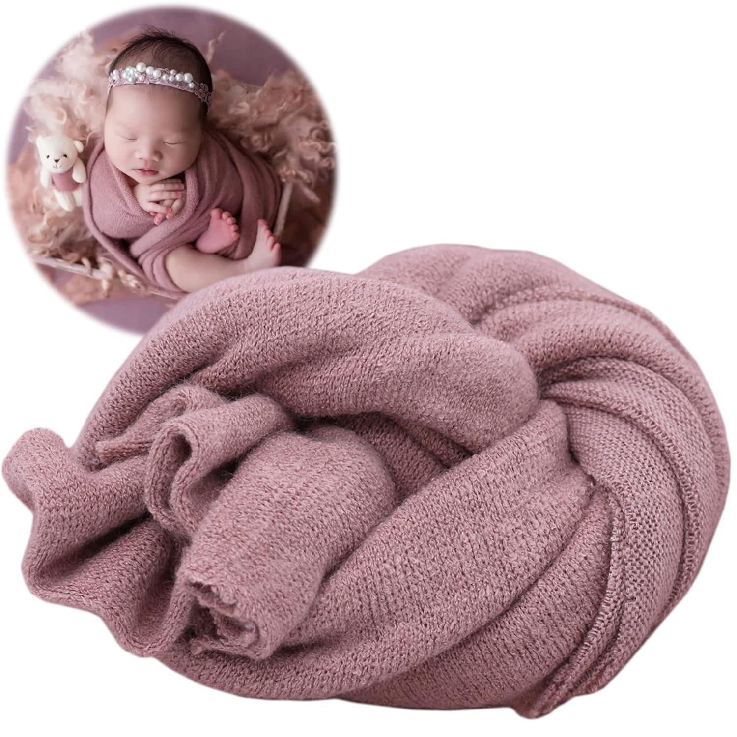 Baby Swaddle Blanket - Noworodek fotografia rekwizyty Wrap noworodka sesja