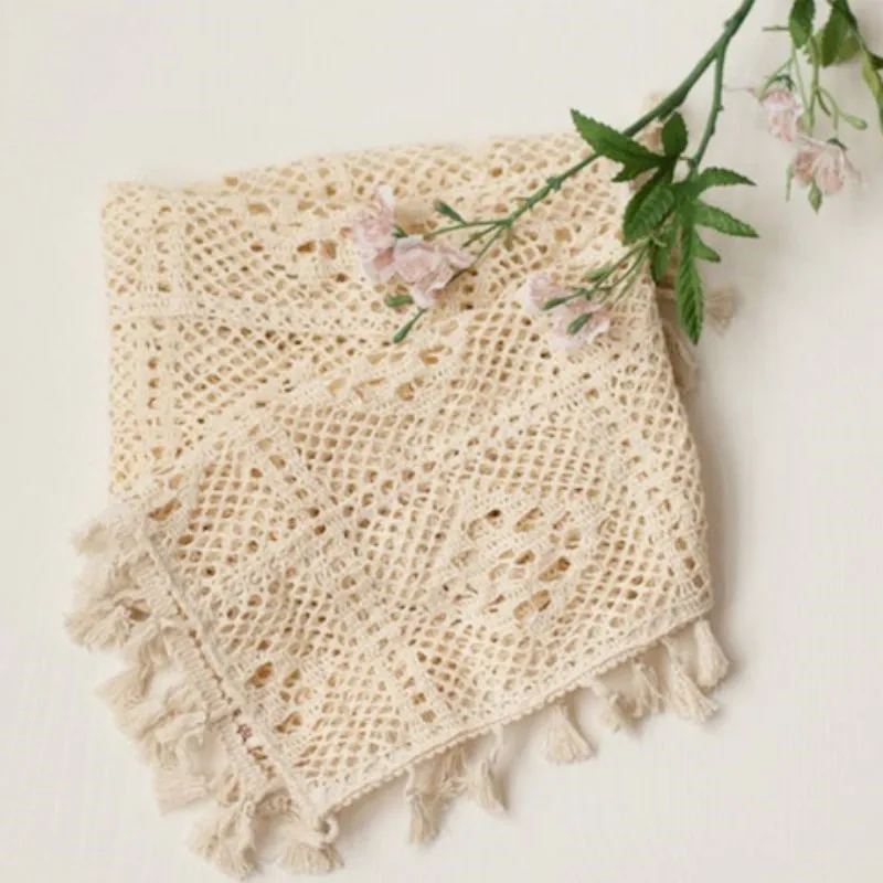 Baby Swaddle Blanket - Noworodek fotografia rekwizyty fotografia mata bawełniany