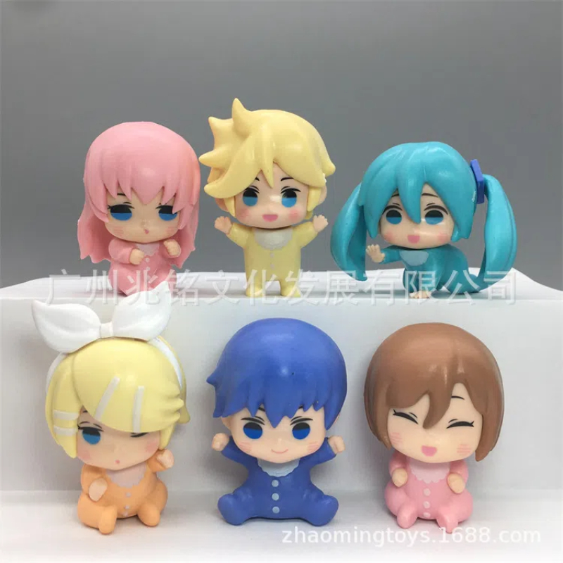 Baby Q Products - 6 szt./zestaw Anime Hatsune Miku wersja