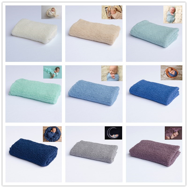 Baby Swaddle Blanket - Rekwizyty do fotografii noworodkowej Knit Wrap
