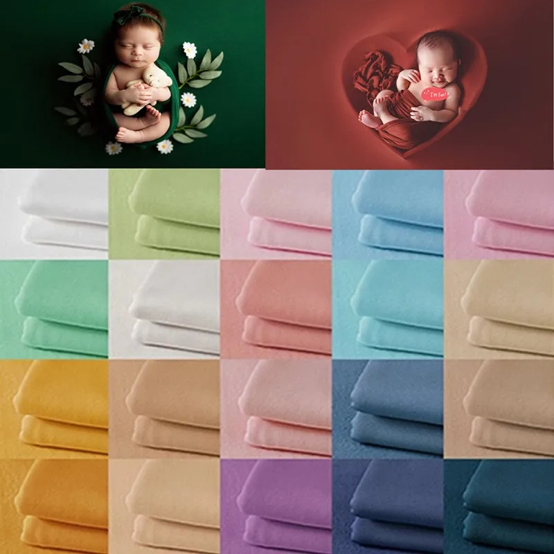 Baby Swaddle Blanket - 150*170cm rekwizyty do fotografii noworodkowej kocyk