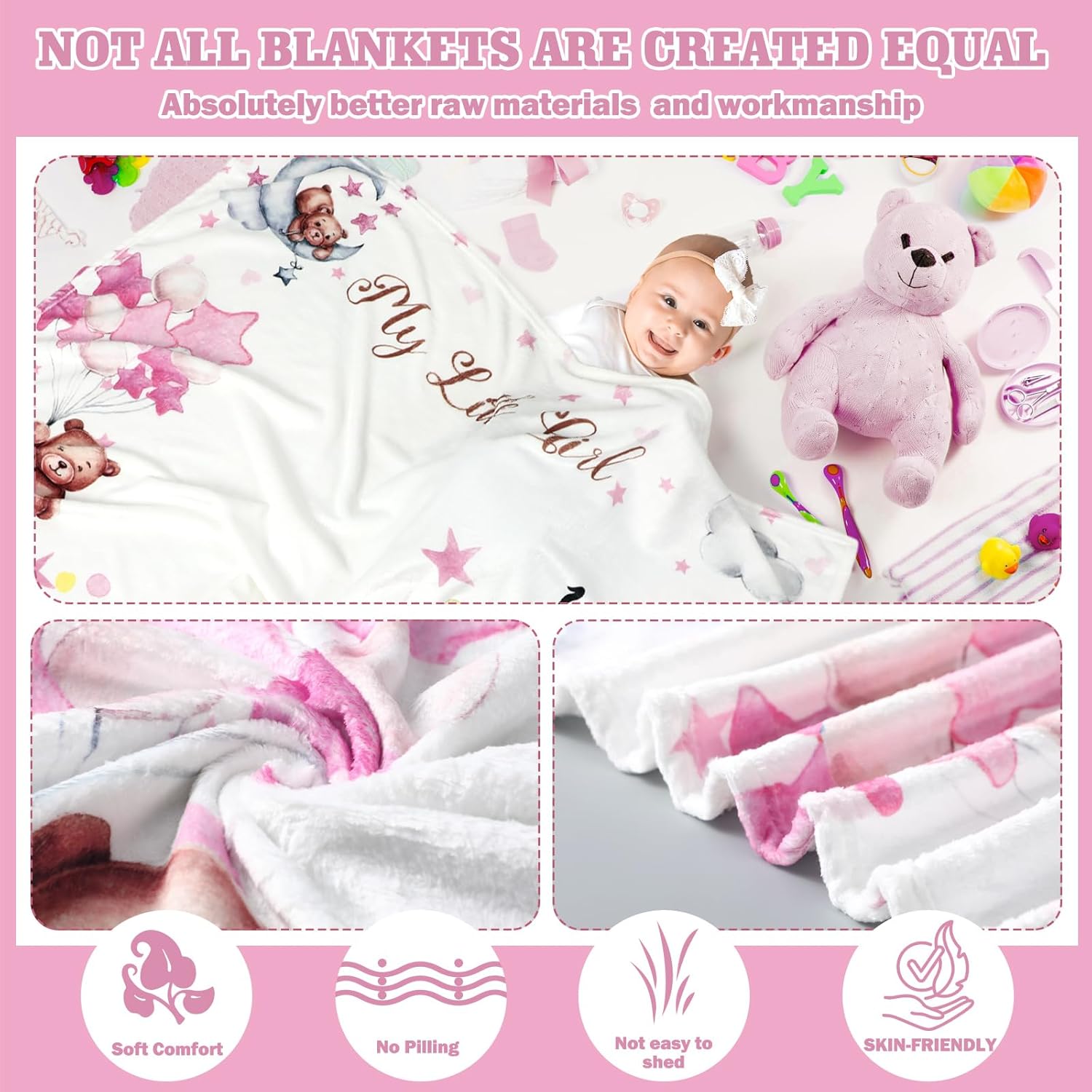 Kocyk do zdjęć miesięcznych dz – Baby Swaddle Blanket recenzja i cena