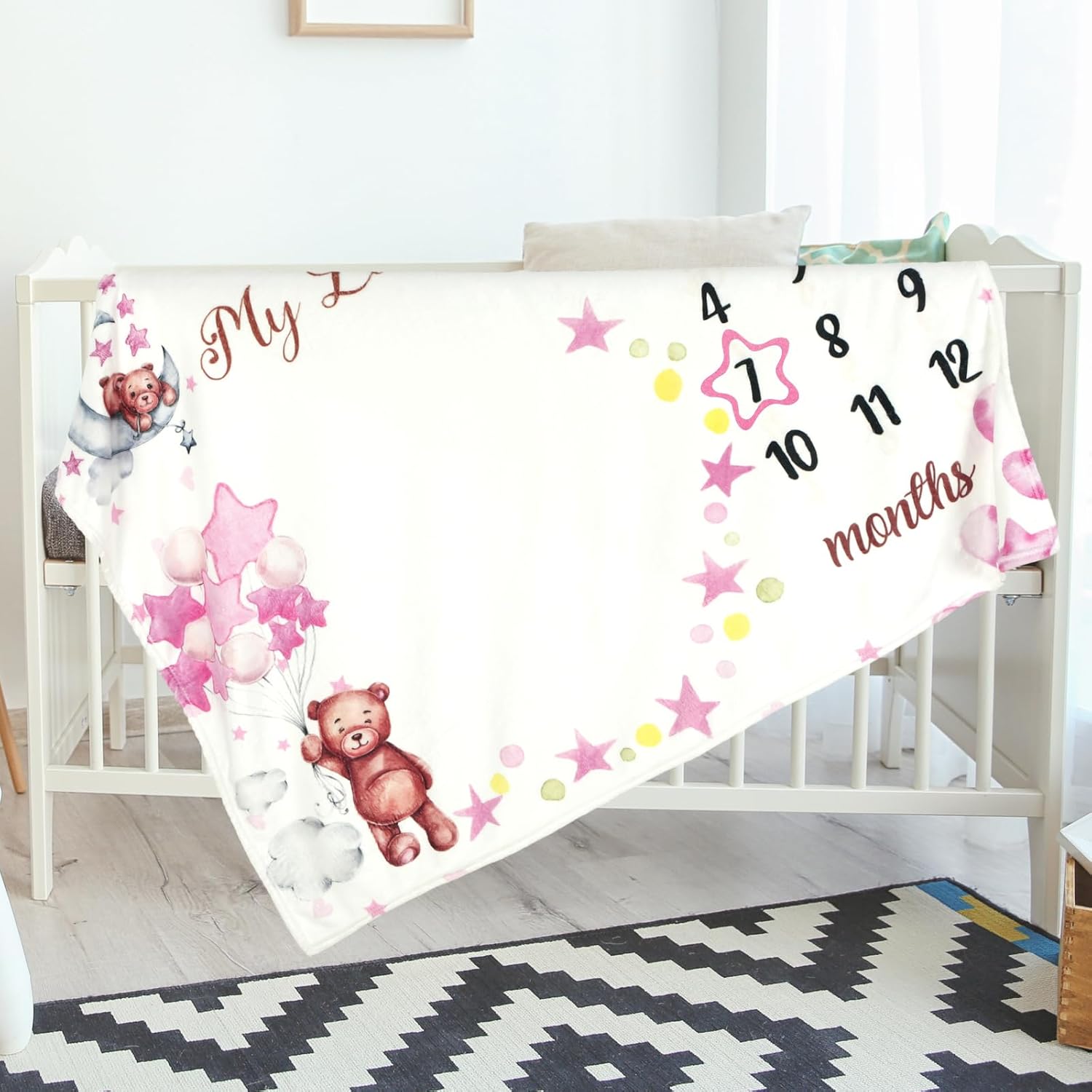 Kocyk do zdjęć miesięcznych dz – Baby Swaddle Blanket recenzja i cena