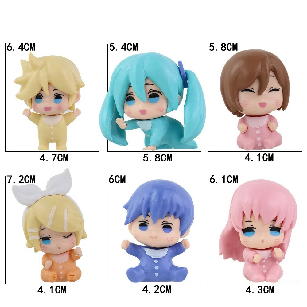 6 szt./zestaw Anime Hatsune Mi – Baby Q Products recenzja i cena