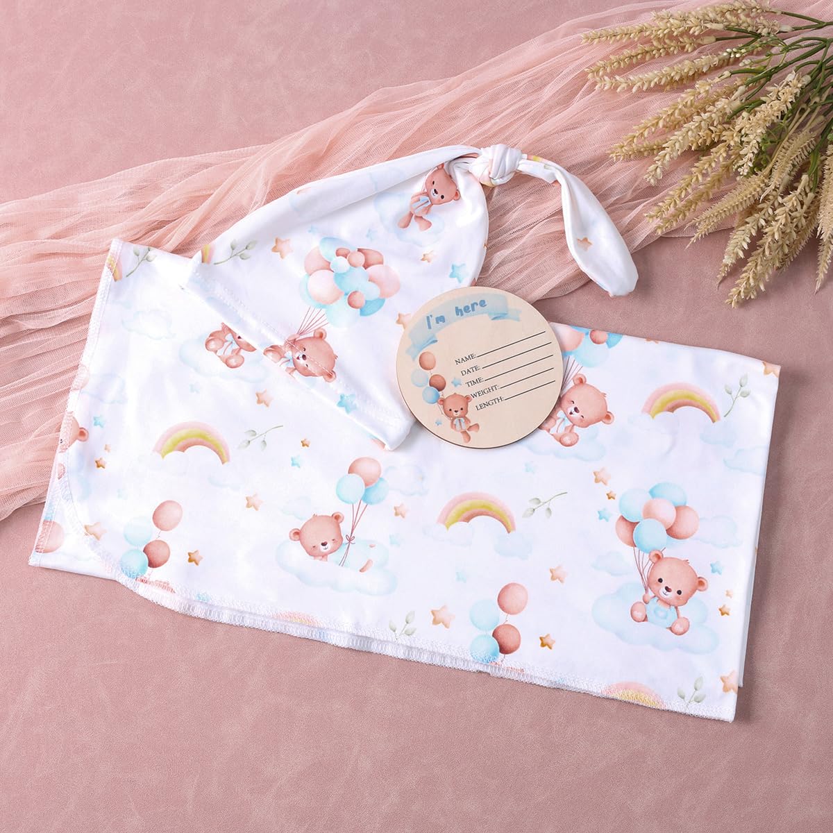 Zestaw otulacza i opaski dla n – Baby Swaddle Blanket recenzja i cena